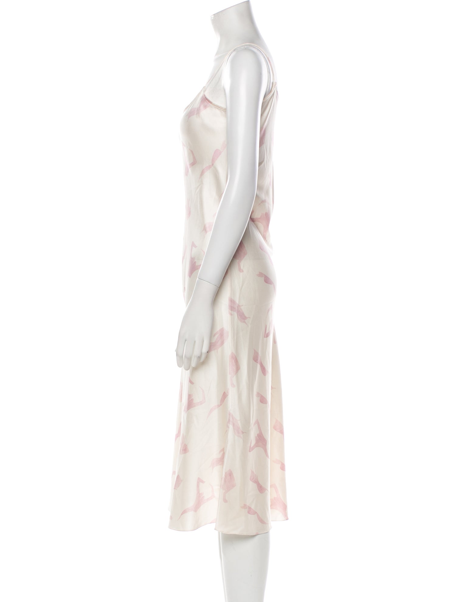 Alejandra Alonso Rojas Silk Midi Length Dress