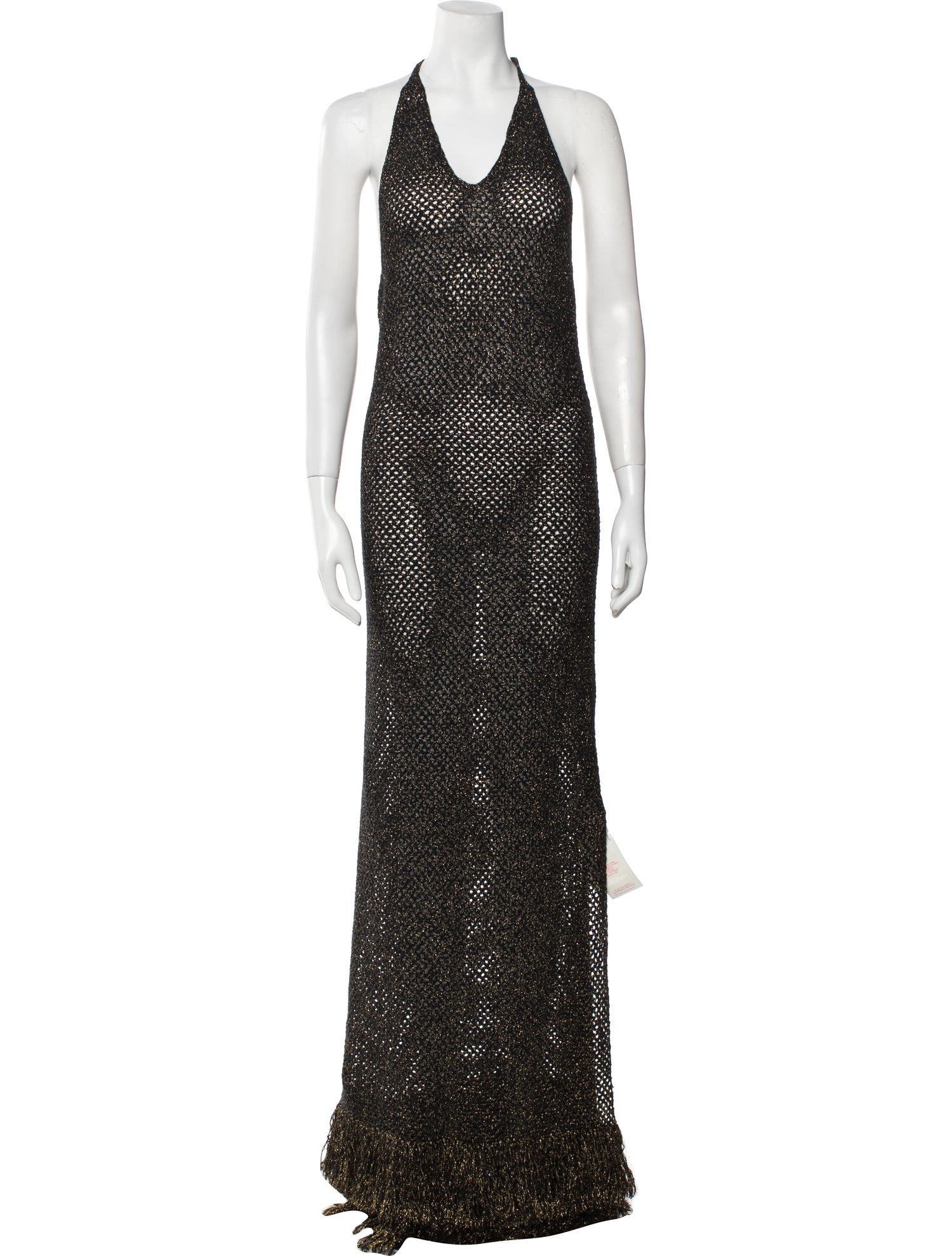 Alejandra Alonso Rojas Silk Long Dress