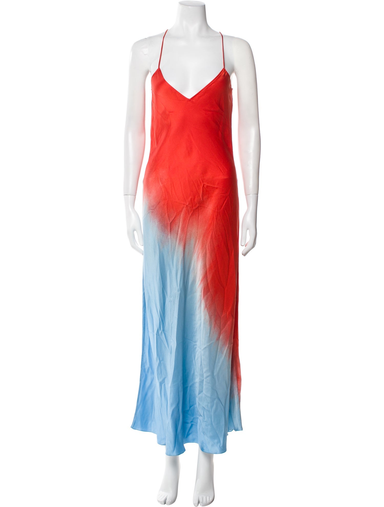 Alejandra Alonso Rojas Silk Long Dress