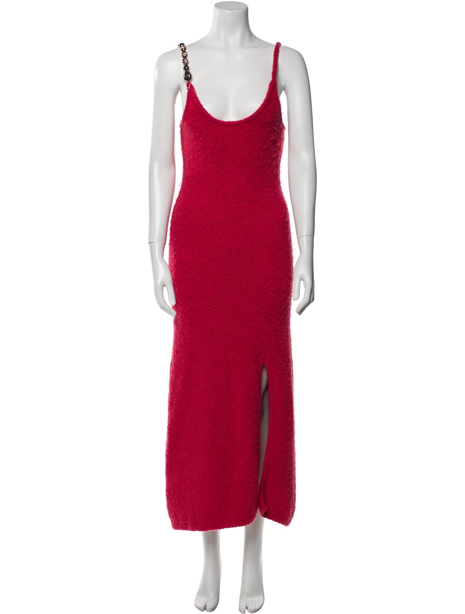 Alejandra Alonso Rojas Scoop Neck Midi Length Dress