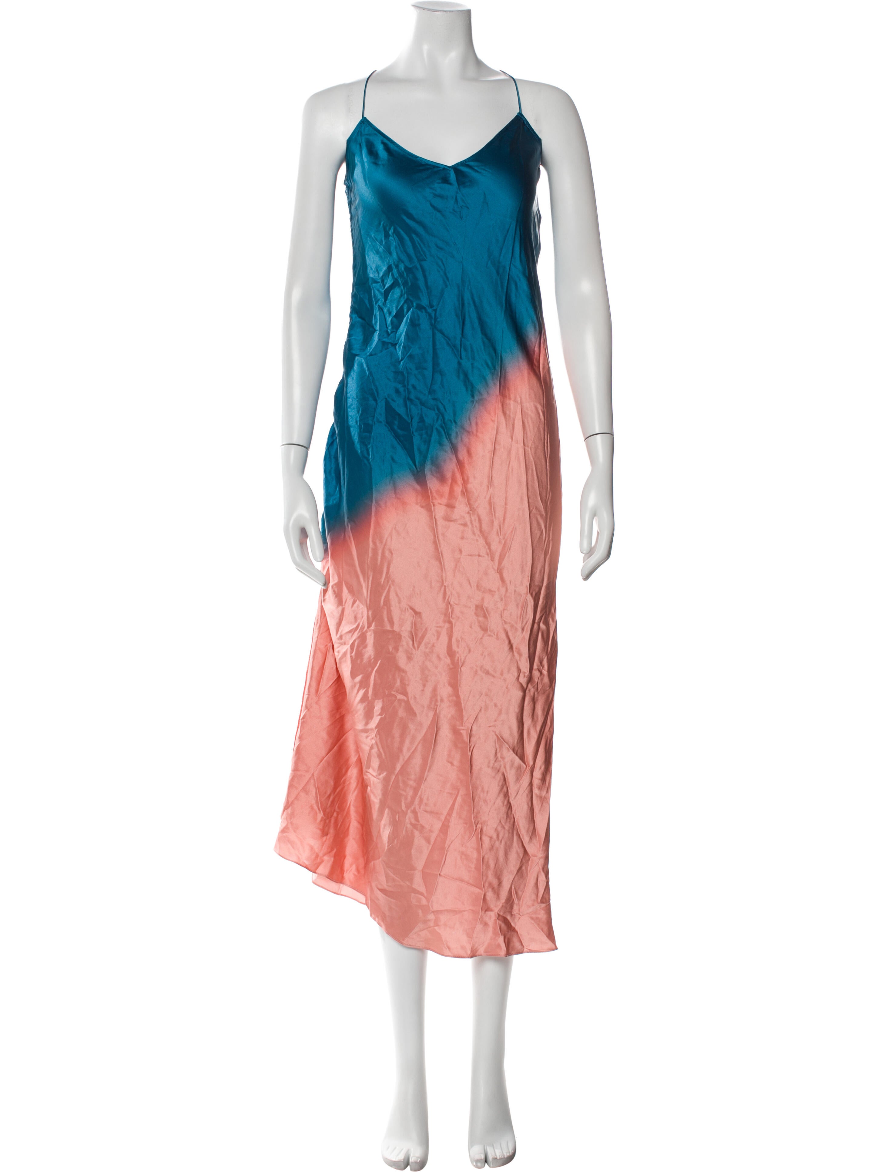 Alejandra Alonso Rojas Silk Midi Length Dress