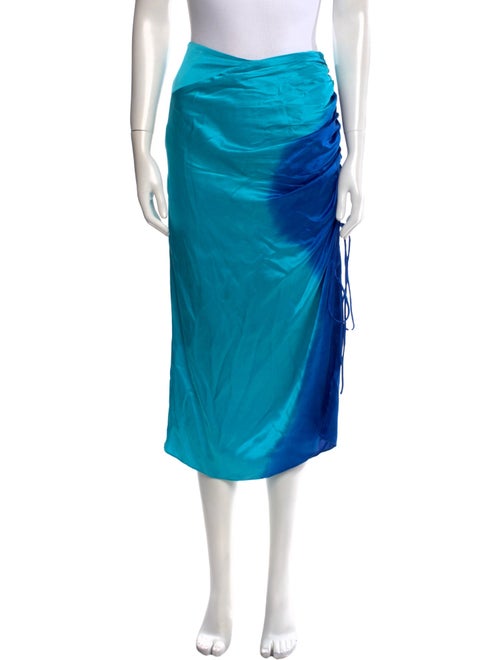 Alejandra Alonso Rojas Silk Midi Length Skirt