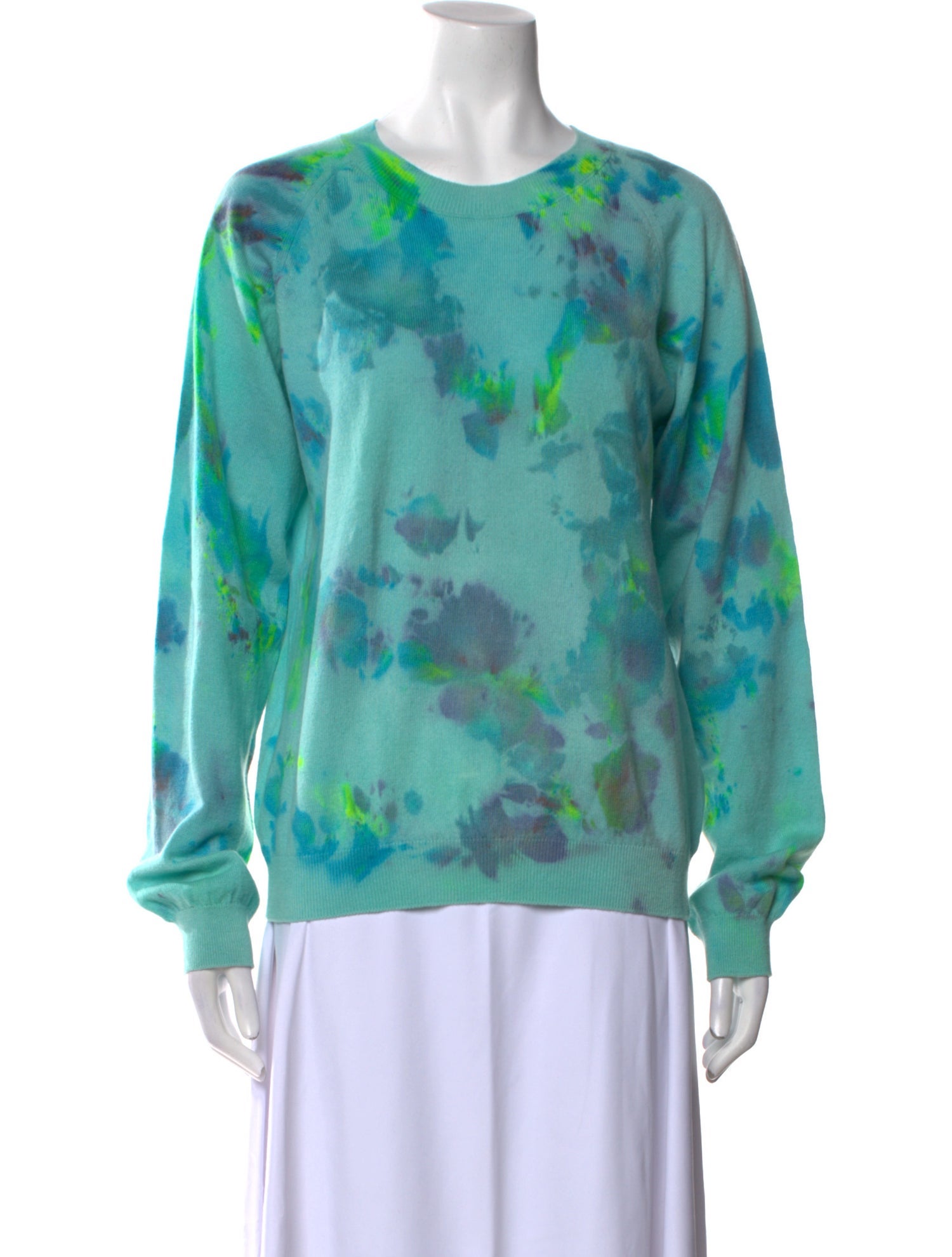 Alejandra Alonso Rojas Cashmere Tie-Dye Print Sweater