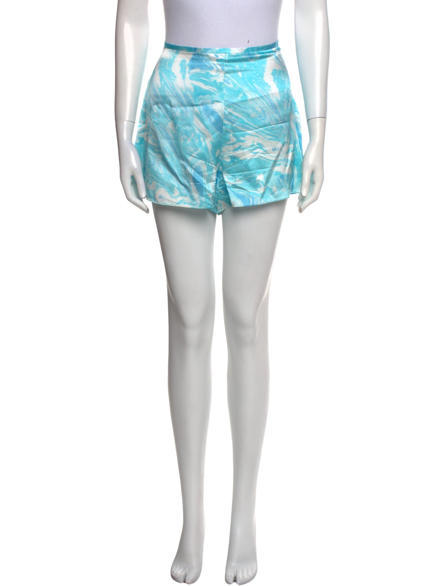 Alejandra Alonso Rojas Silk Mini Shorts