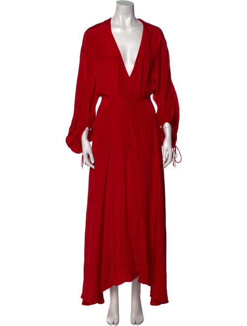 Alejandra Alonso Rojas Silk Long Dress