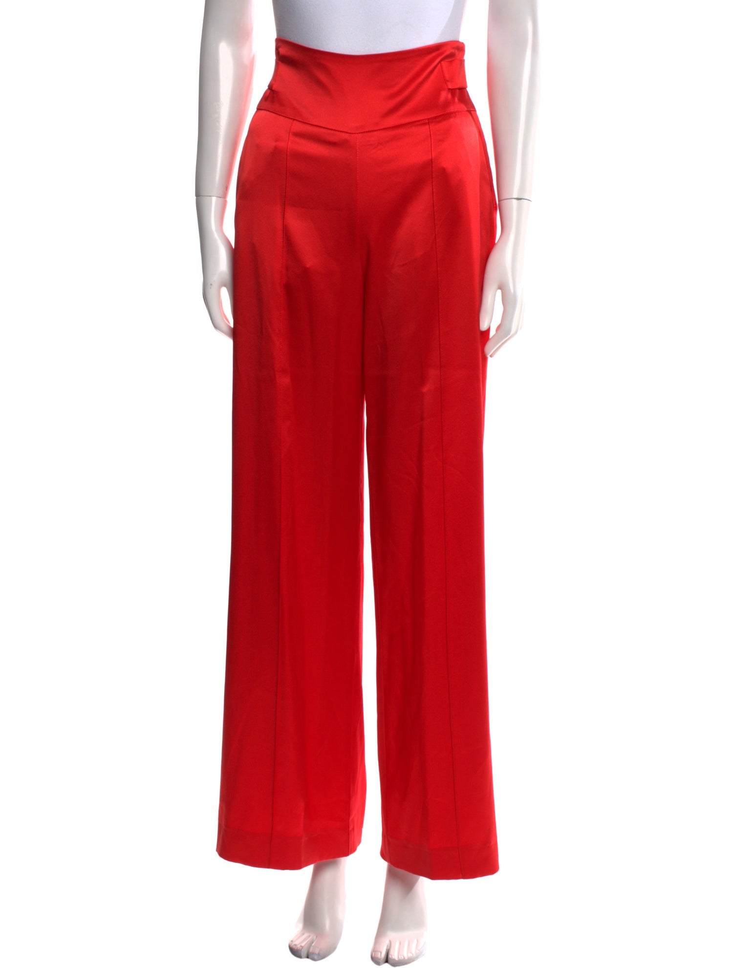Alejandra Alonso Rojas Silk Wide Leg Pants