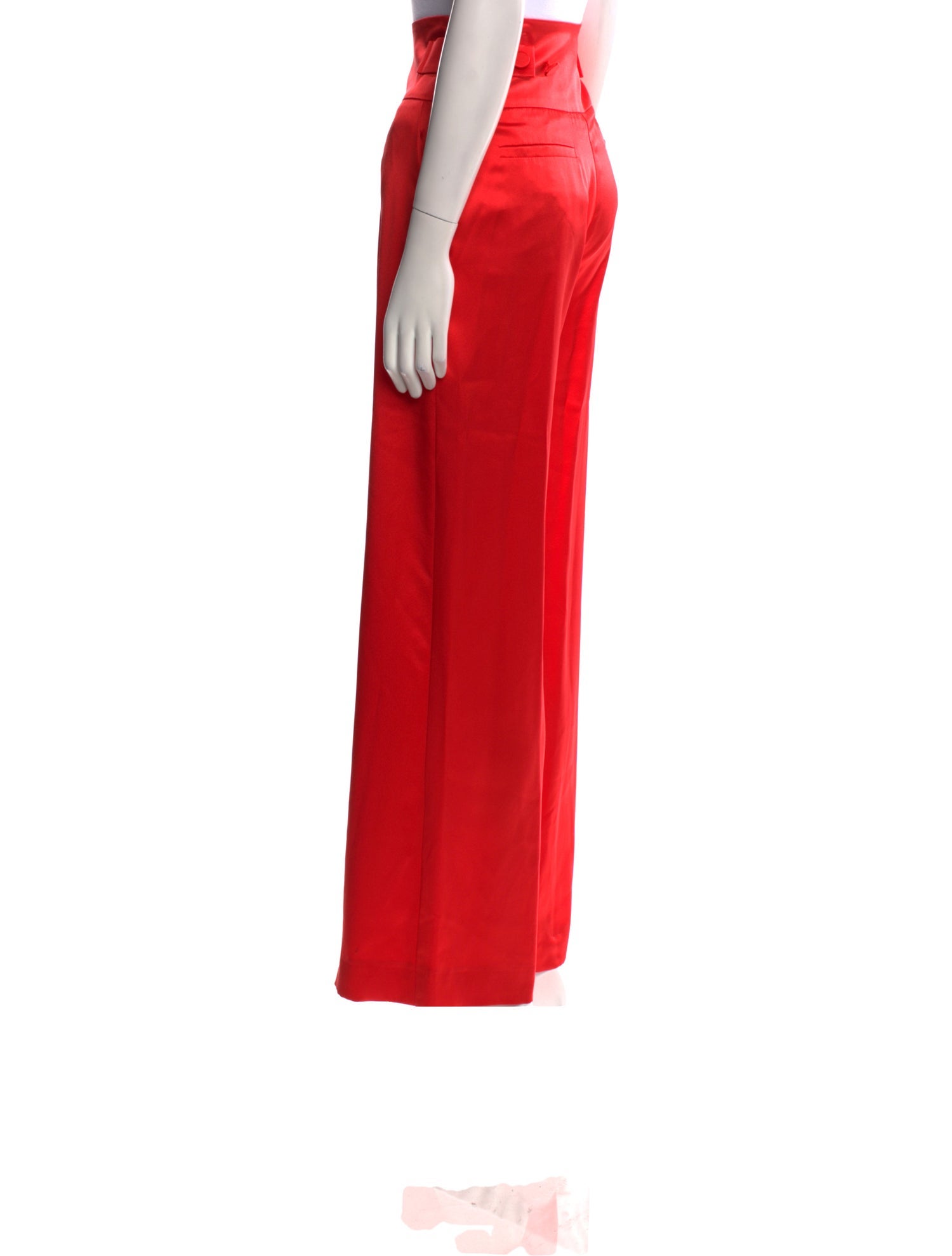 Alejandra Alonso Rojas Silk Wide Leg Pants