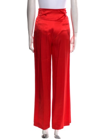 Alejandra Alonso Rojas Silk Wide Leg Pants