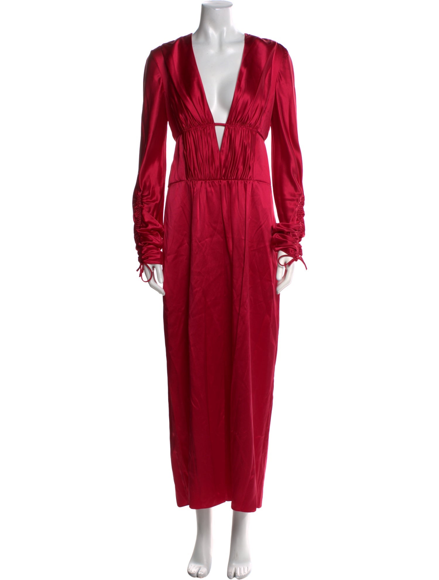 Alejandra Alonso Rojas V-Neck Long Dress