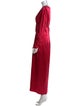Alejandra Alonso Rojas V-Neck Long Dress