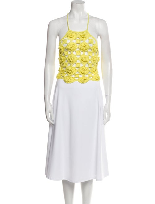 Alejandra Alonso Rojas Silk Striped Sweater