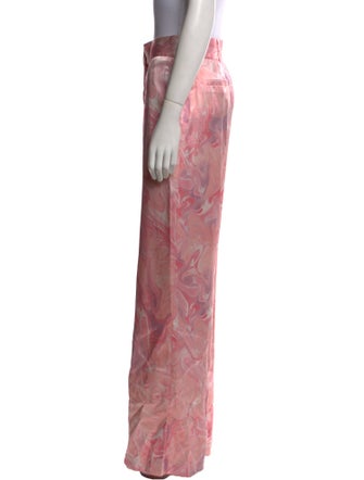Alejandra Alonso Rojas Silk Wide Leg Pants