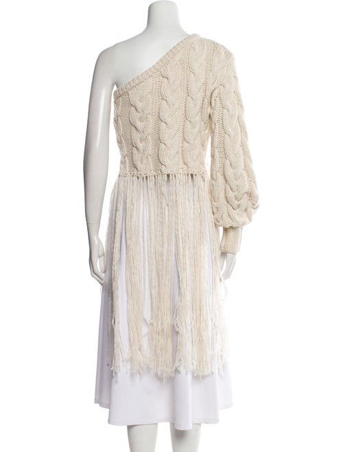 Alejandra Alonso Rojas Cashmere One-Shoulder Sweater