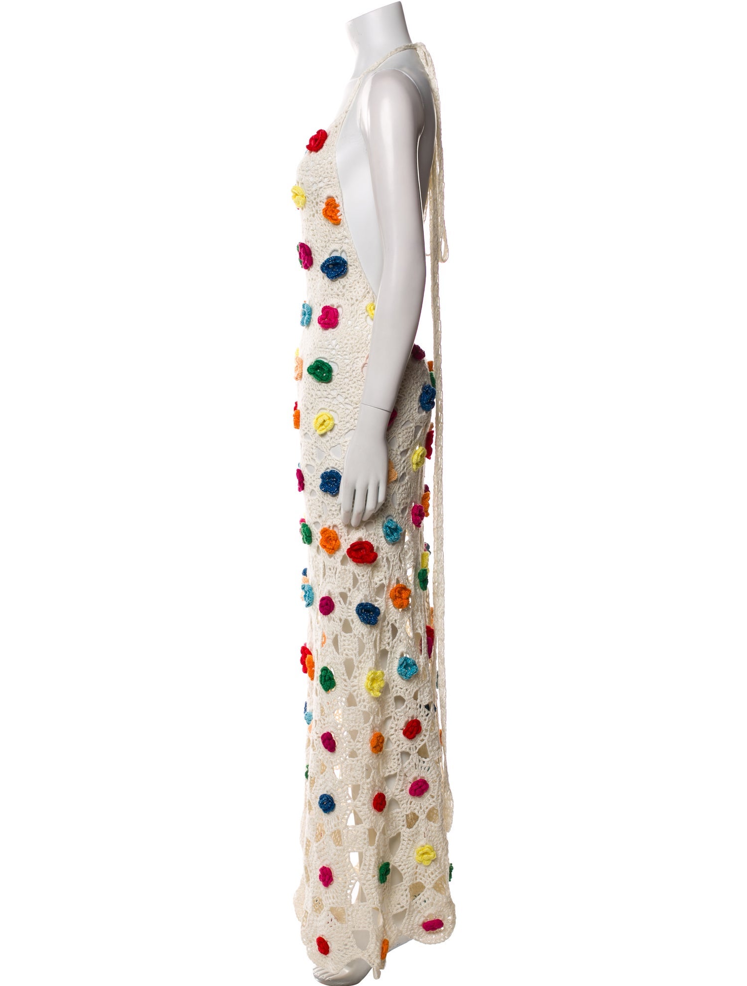 Alejandra Alonso Rojas Silk Midi Length Dress