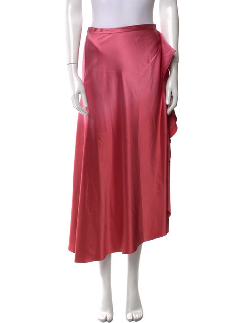 Alejandra Alonso Rojas Silk Midi Length Skirt