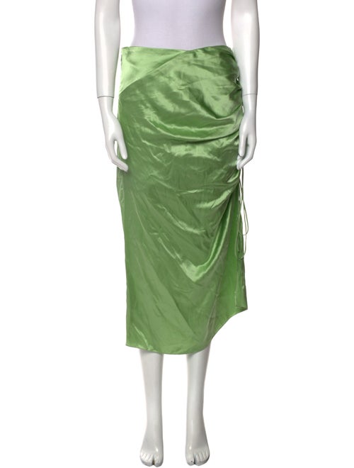 Alejandra Alonso Rojas Silk Midi Length Skirt