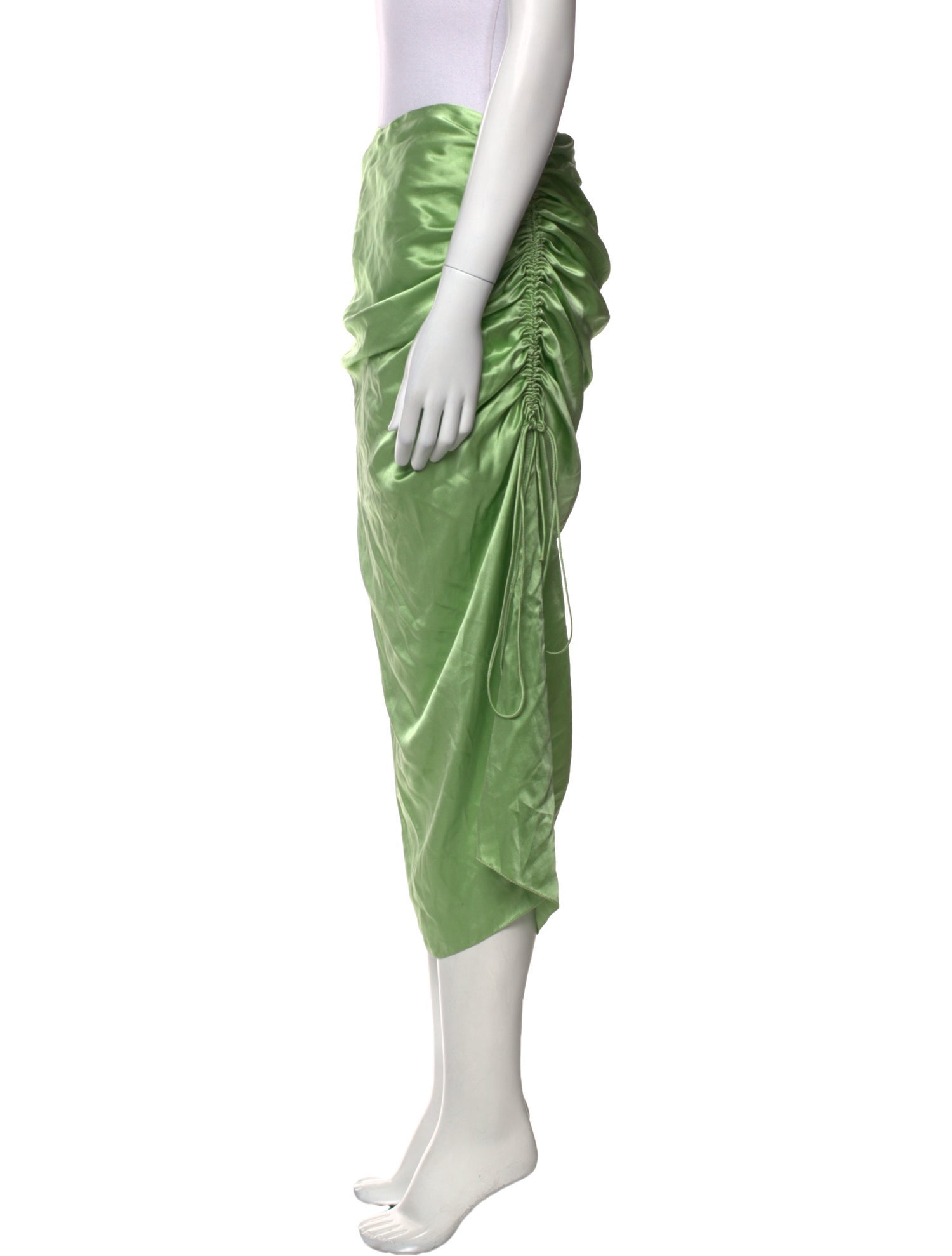 Alejandra Alonso Rojas Silk Midi Length Skirt