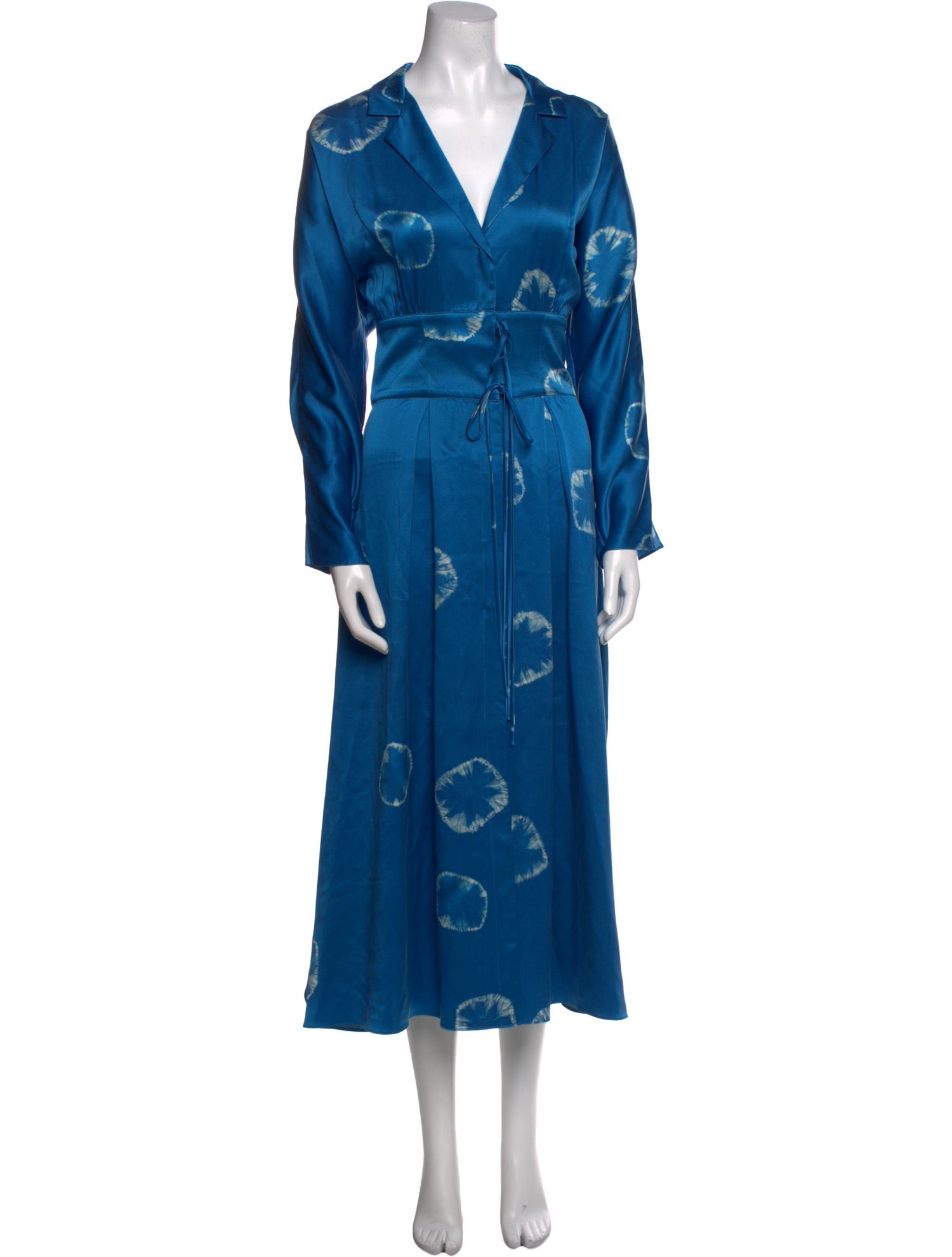 Alejandra Alonso Rojas V-Neck Long Dress