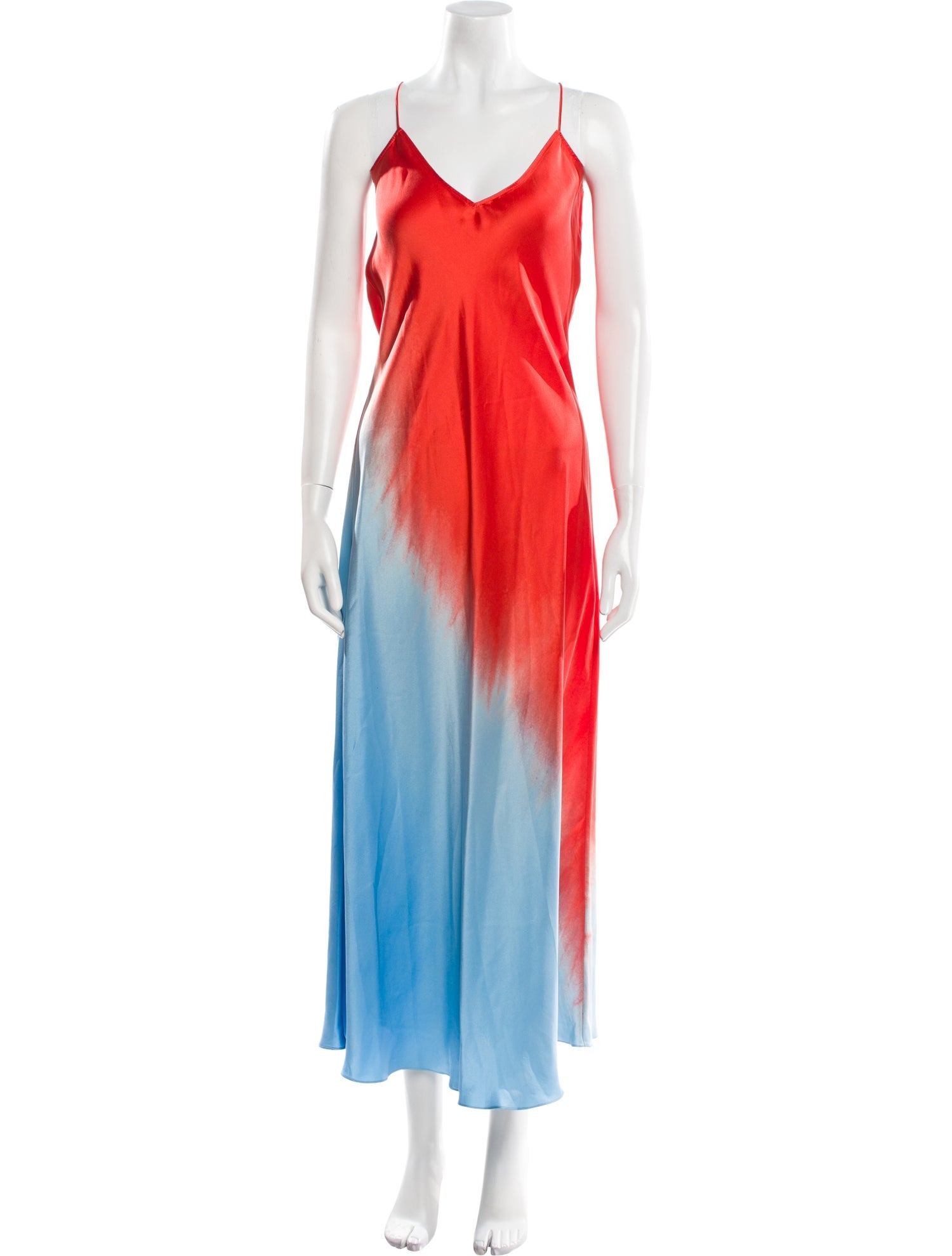 Alejandra Alonso Rojas Silk Long Dress