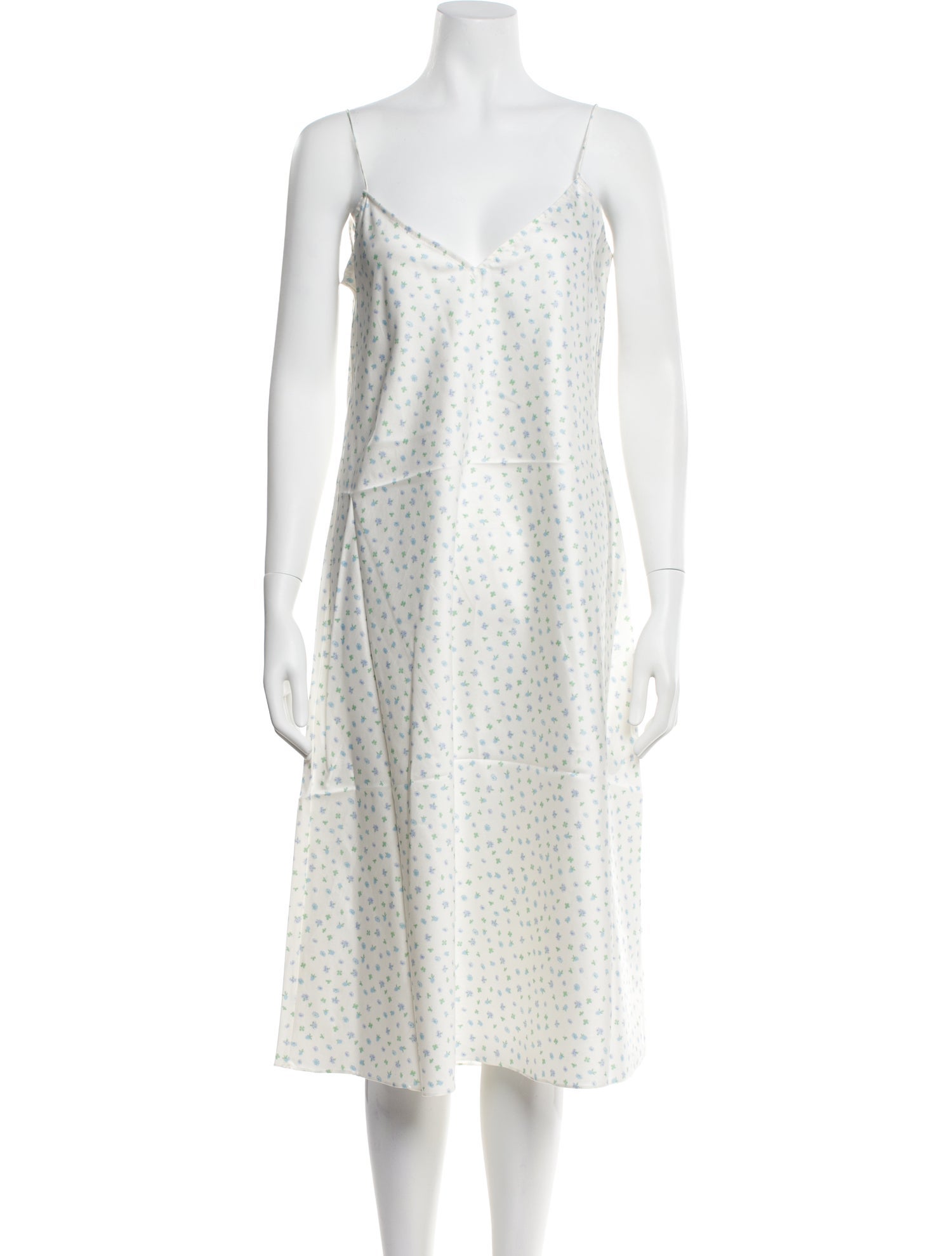 Alejandra Alonso Rojas Polka Dot Print Midi Length Dress w/ Tags