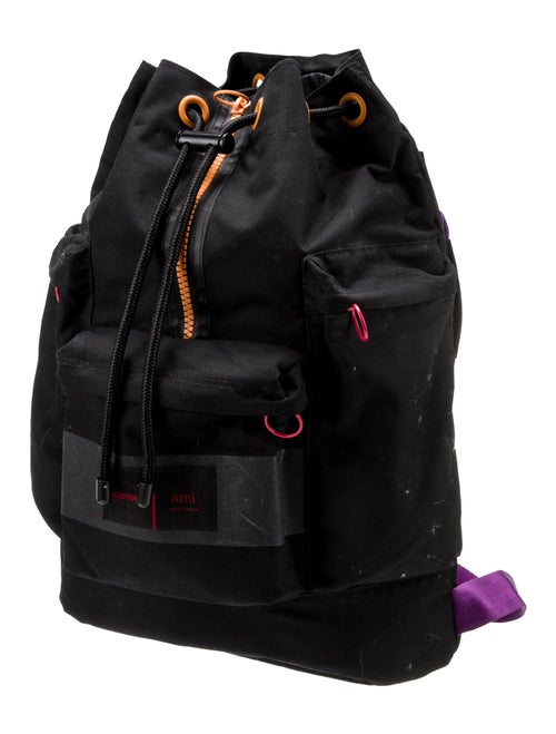 AMI x Eastpak Canvas Drawstring Backpack