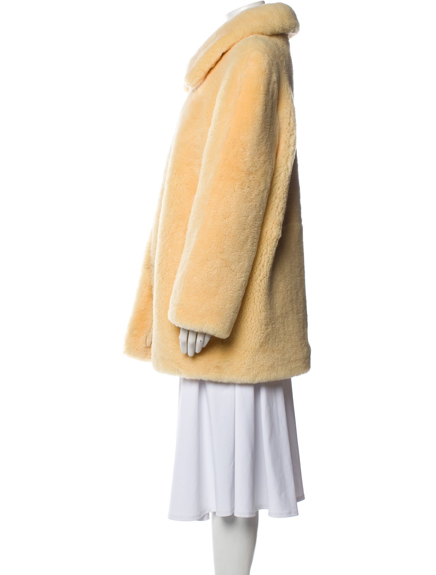 AMI Faux Fur Coat w/ Tags