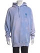 AMI Tie-Dye Print Crew Neck Hoodie