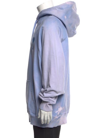 AMI Tie-Dye Print Crew Neck Hoodie