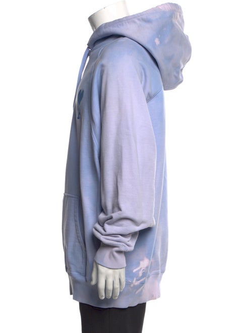 AMI Tie-Dye Print Crew Neck Hoodie
