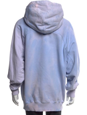 AMI Tie-Dye Print Crew Neck Hoodie