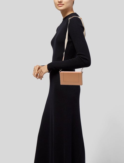 AMI Leather Crossbody Bag