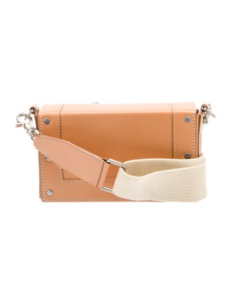 AMI Leather Crossbody Bag
