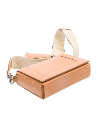 AMI Leather Crossbody Bag