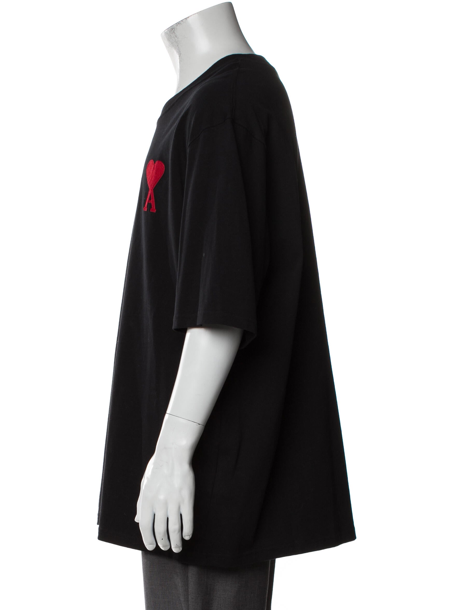 AMI Graphic Print Crew Neck T-Shirt