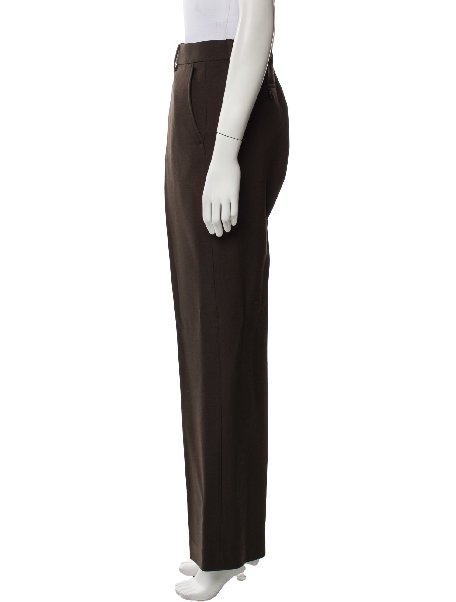 AMI Wool Wide Leg Pants