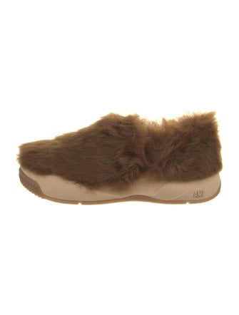 AMI Shearling Loafers