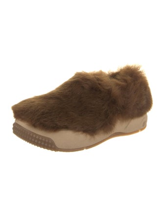 AMI Shearling Loafers