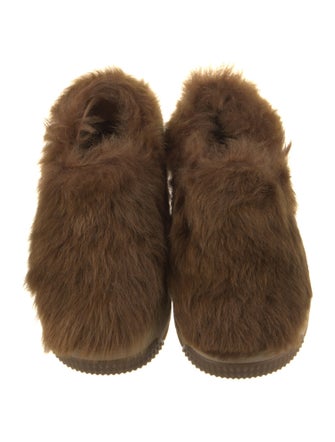 AMI Shearling Loafers