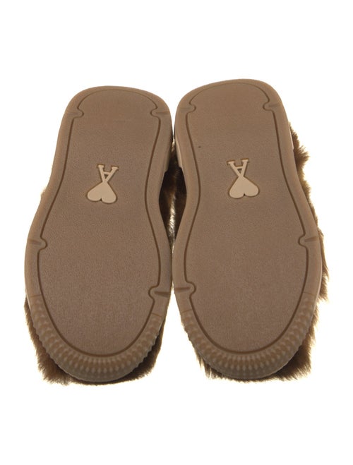 AMI Shearling Loafers