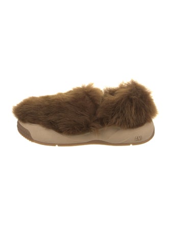 AMI Shearling Loafers