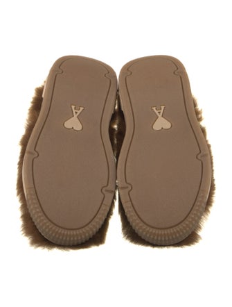 AMI Shearling Loafers