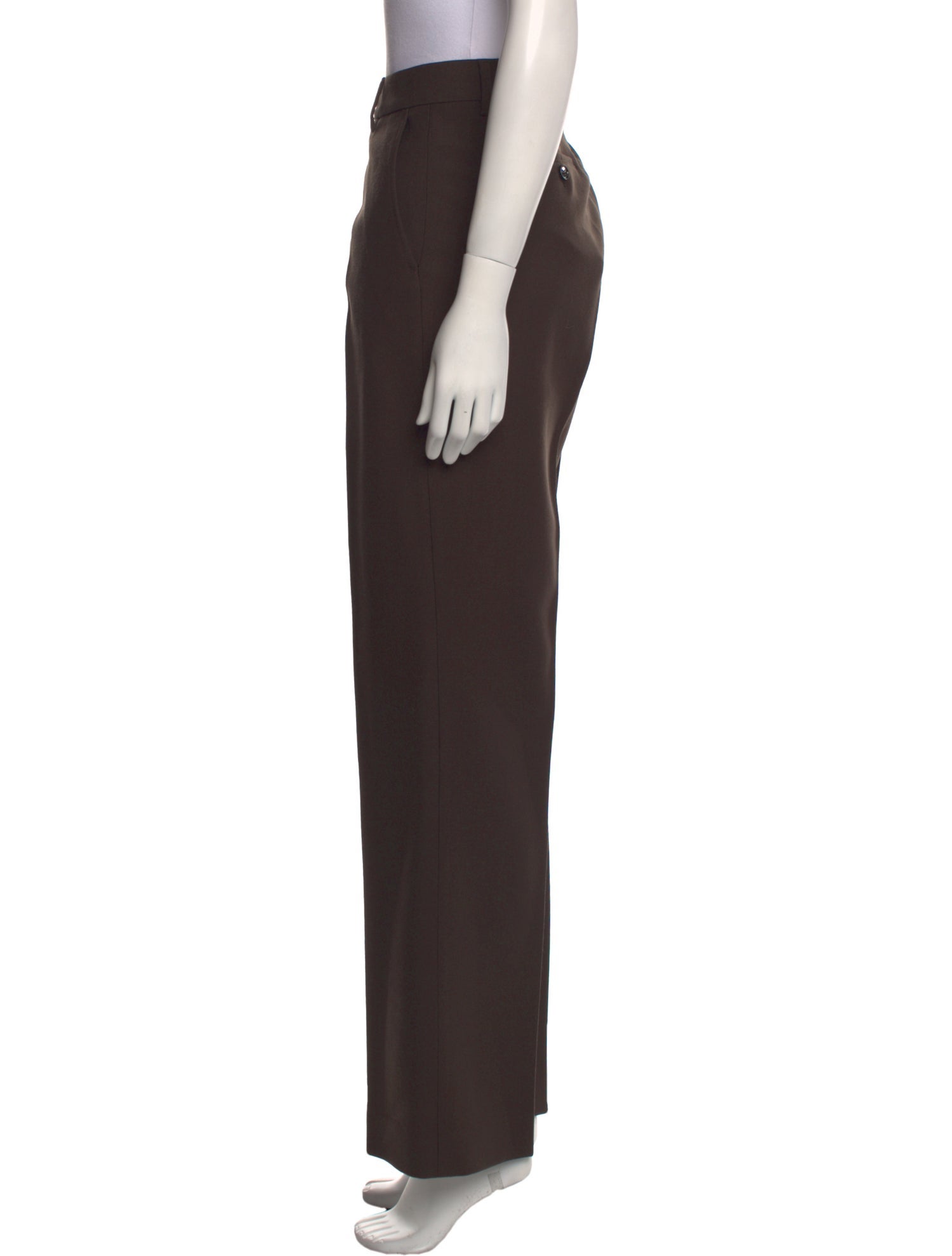 AMI Virgin Wool Wide Leg Pants