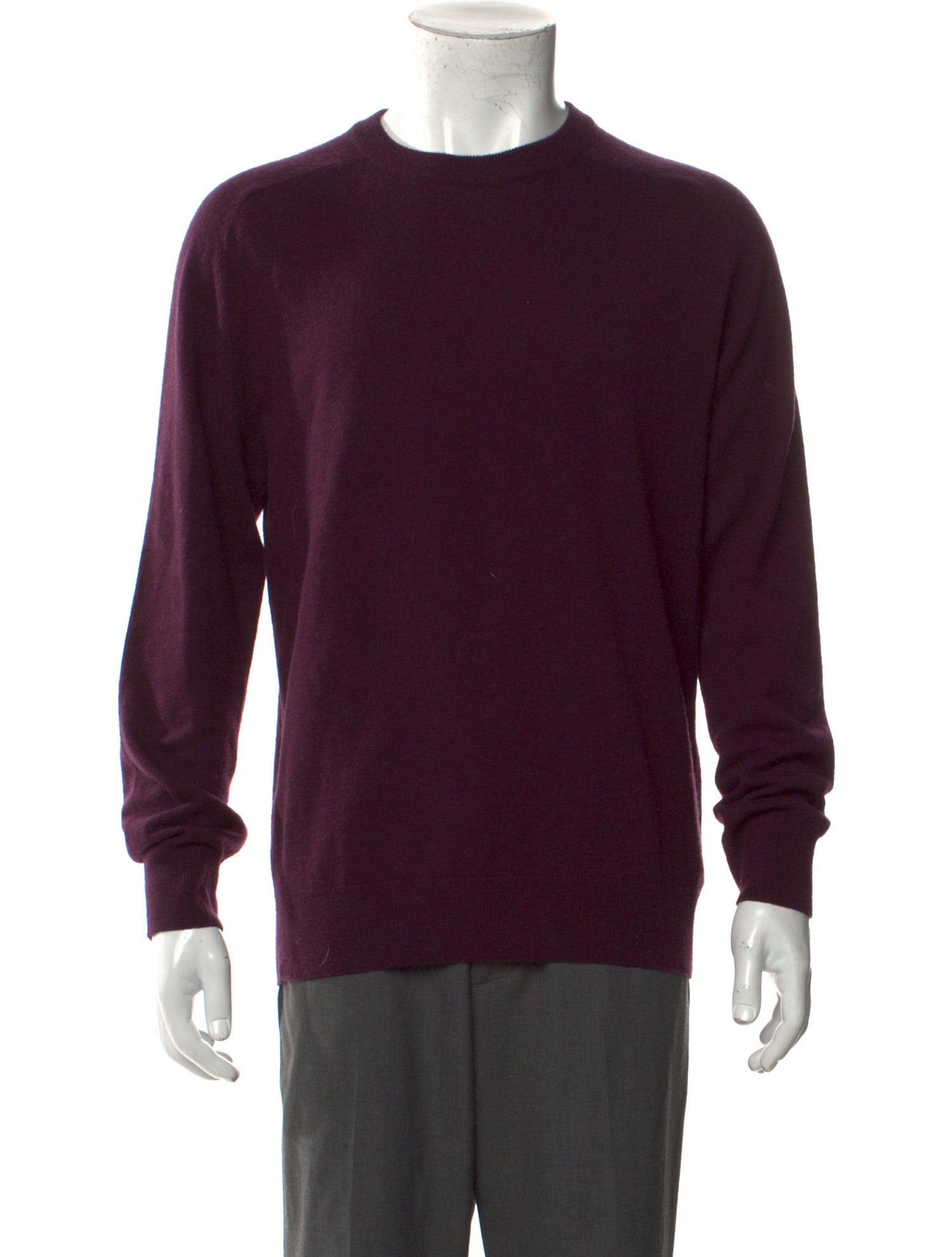 AMI Merino Wool Crew Neck Pullover