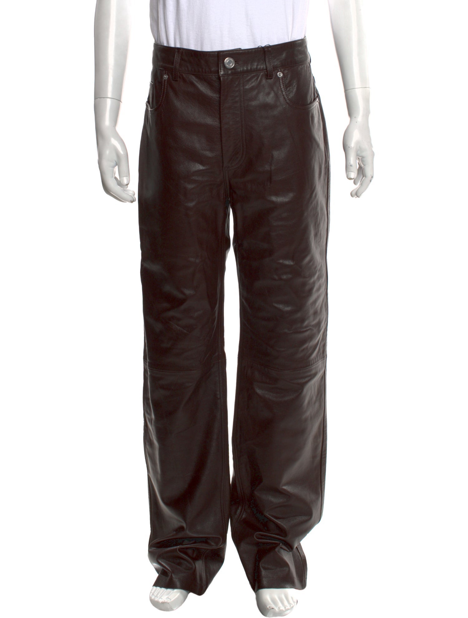 AMI Leather Pants