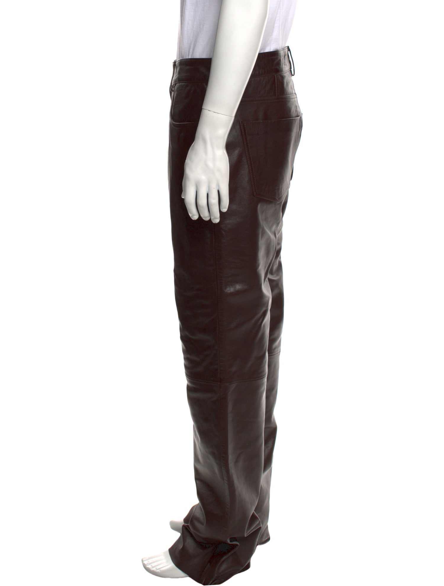 AMI Leather Pants