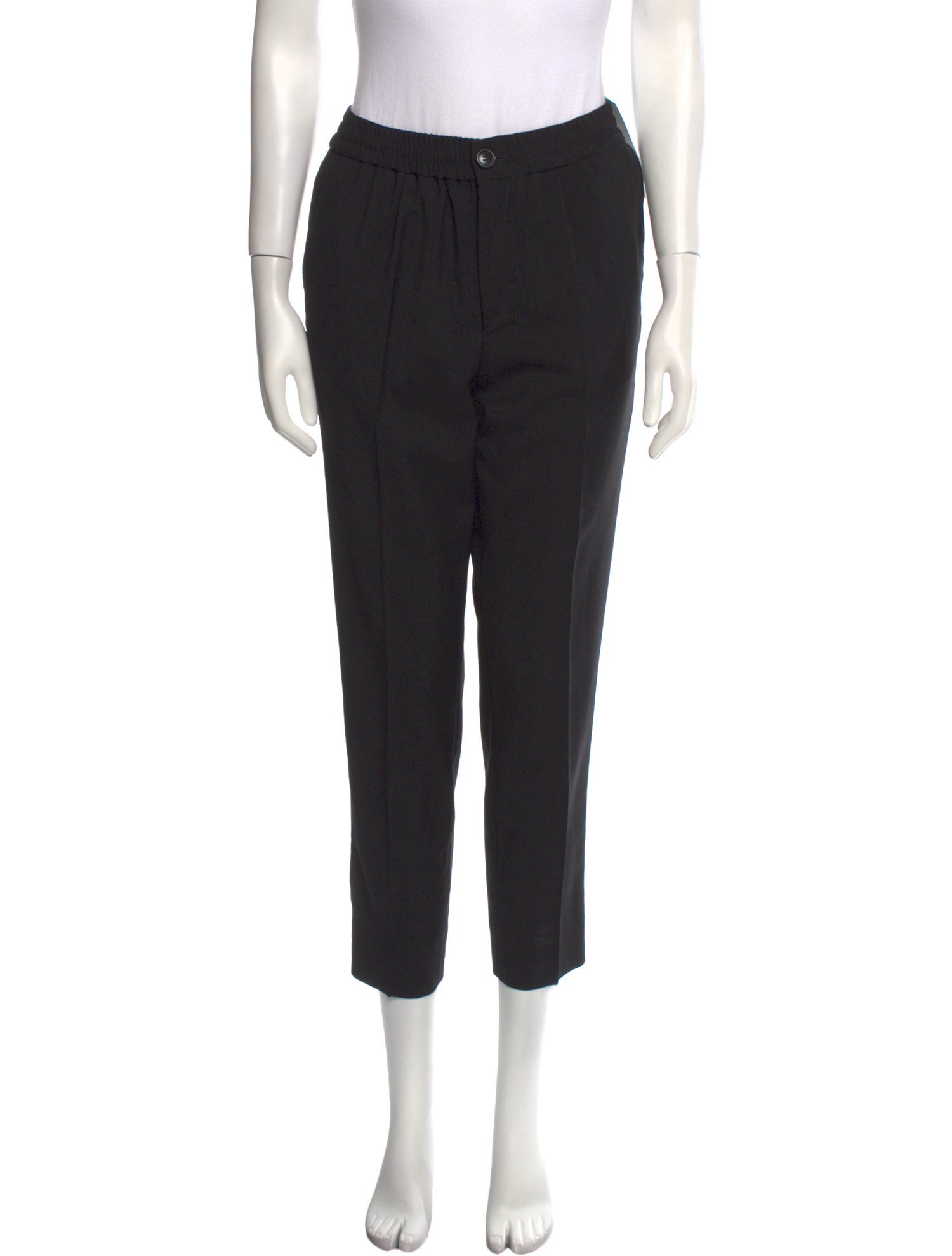 AMI Virgin Wool Straight Leg Pants