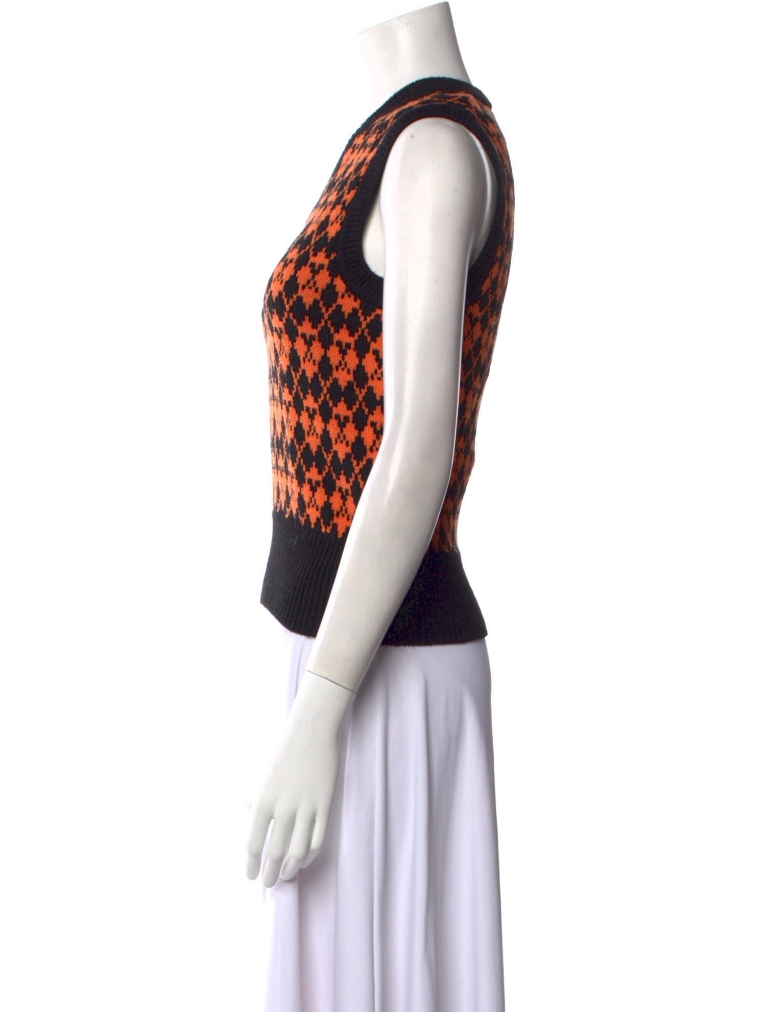 AMI Merino Wool Printed Sweater