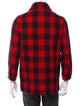 AMI Virgin Wool Plaid Print Jacket