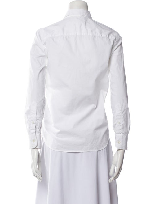 AMI Long Sleeve Button-Up Top