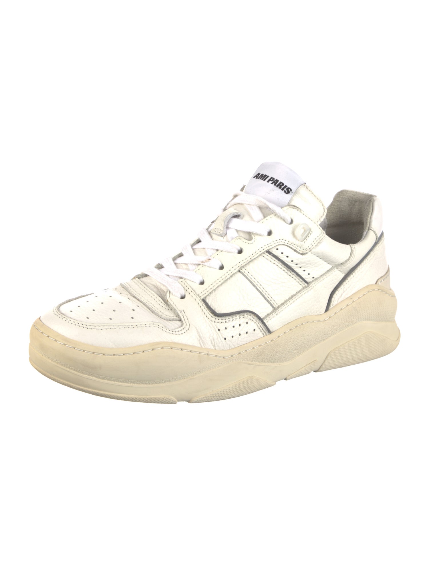 AMI Leather Sneakers